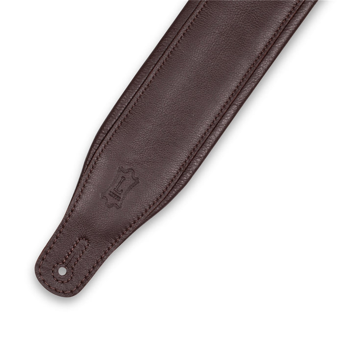 Levy's M26GP-DBR-DBR Tracolla in pelle Dark Brown con retro Dark Brown 3 1/4""