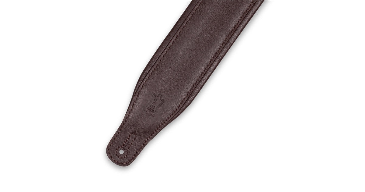 Levy's M26GP-DBR-DBR Tracolla in pelle Dark Brown con retro Dark Brown 3 1/4""