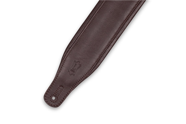 Levy's M26GP-DBR-DBR Tracolla in pelle Dark Brown con retro Dark Brown 3 1/4""