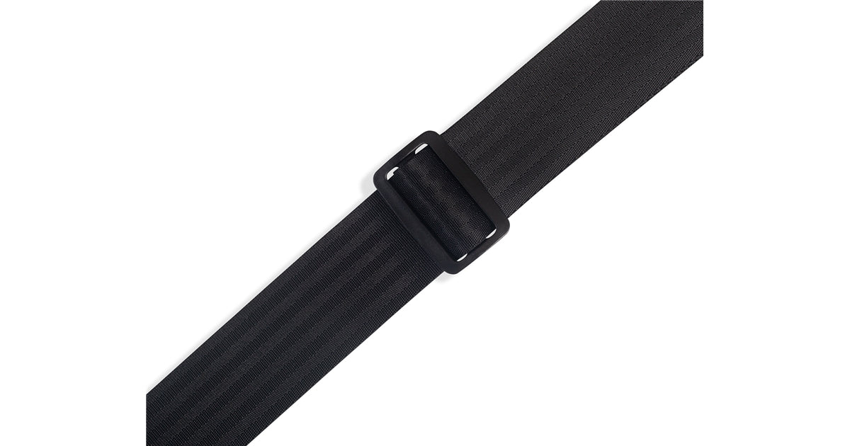 Levy's M8SB-BLK Tracolla in nastro seatbelt Black 2""