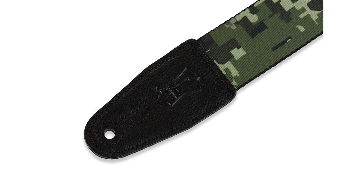 Levy's MPS2-121 Tracolla in poliestere Green Black Digital Camo 2""