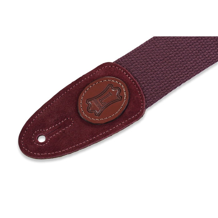 Levy's MSSC8-BRG Tracolla in cotone Burgundy 2""