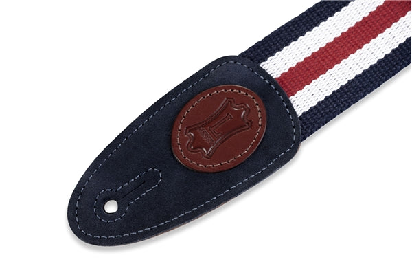 Levy's MSSC8-RWB Tracolla in cotone Red, White & Blue 2""