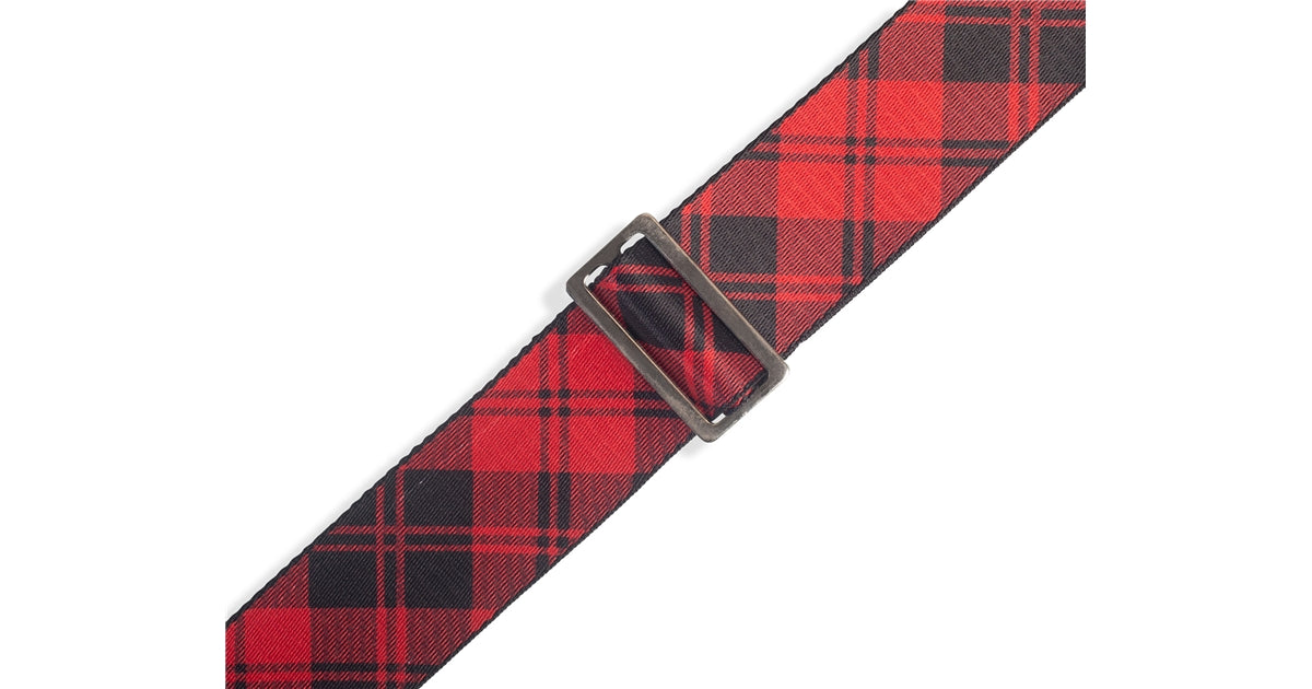 Levy's MSSPLD8-RED Tracolla in poliestere Lumberjack 2""