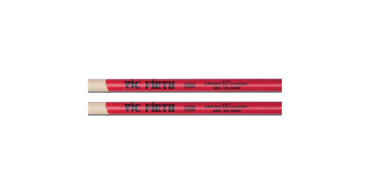 Vic Firth 5ANVG - Bacchette American Classic con punta in nylon e Vic Grip