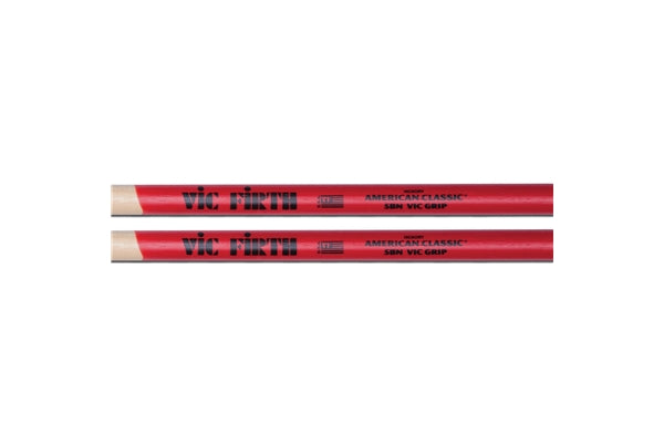 Vic Firth 5BNVG - Bacchette American Classic con punta in nylon e Vic Grip