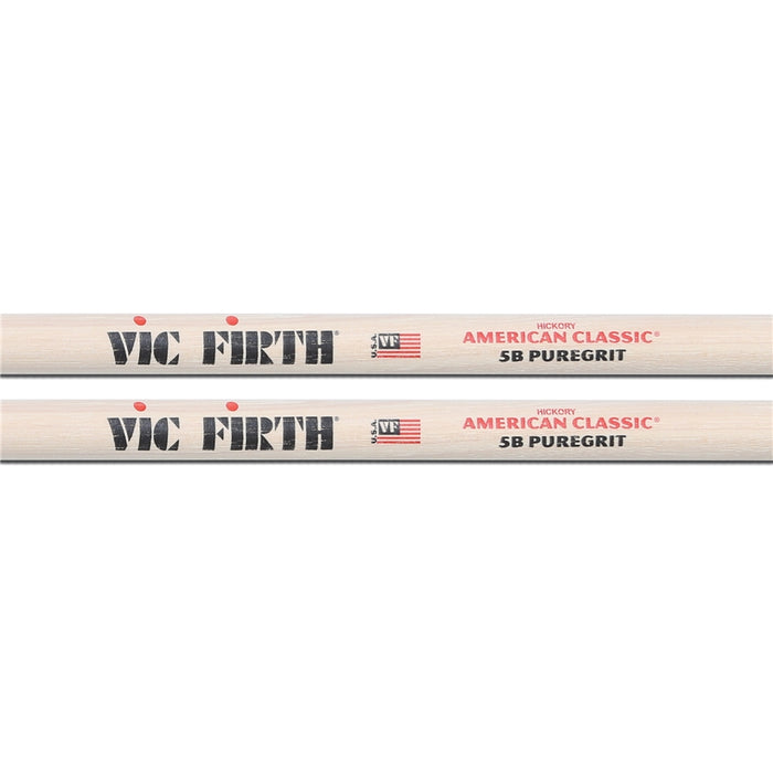 Vic Firth 5BPG - Bacchette American Classic con punta in legno PureGrit