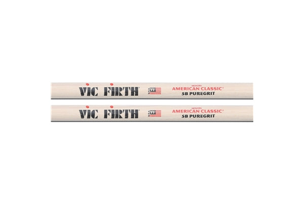 Vic Firth 5BPG - Bacchette American Classic con punta in legno PureGrit