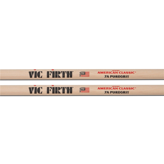 Vic Firth 7APG - Bacchette American Classic con punta in legno PureGrit