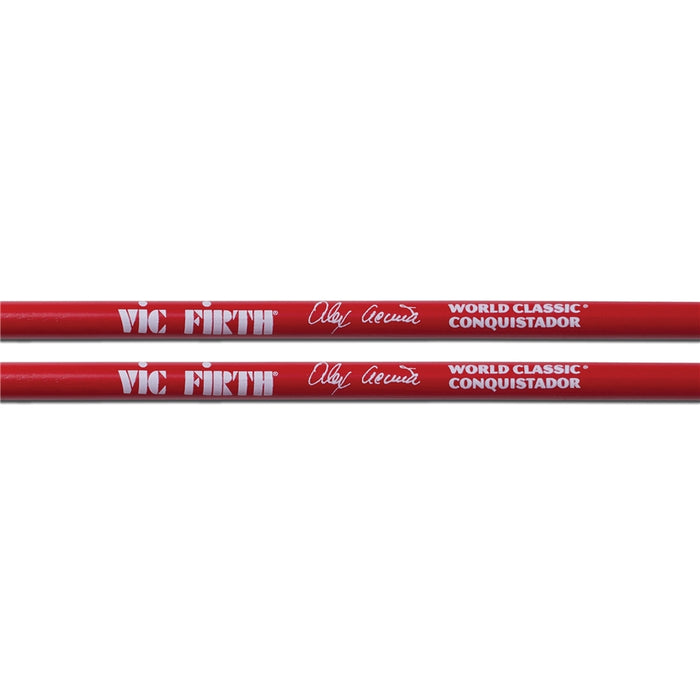 Vic Firth SAA - Bacchette American World Classic Alex Acuña Conquistador - Rossa