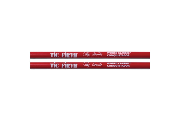 Vic Firth SAA - Bacchette American World Classic Alex Acuña Conquistador - Rossa