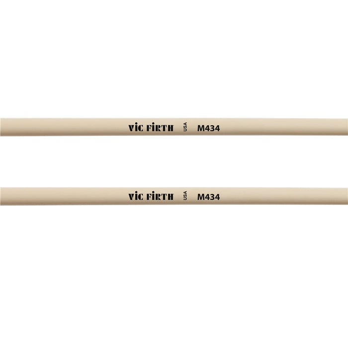 Vic Firth M434 - Articulate Series Mallet - 1 1/8"" Lexan with Brass Round