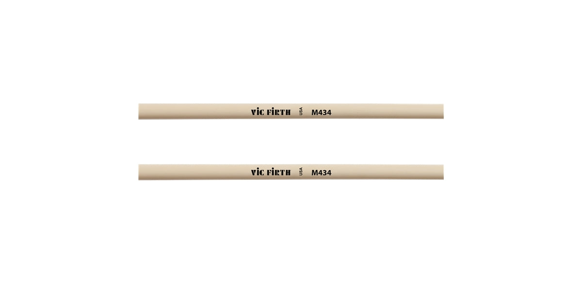 Vic Firth M434 - Articulate Series Mallet - 1 1/8"" Lexan with Brass Round