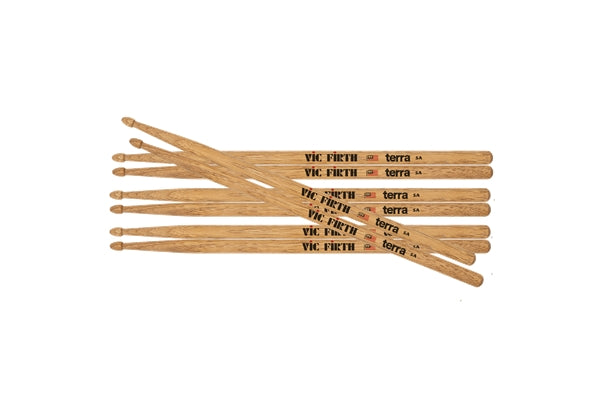 Vic Firth 5AT - Bacchette American Classic TERRA PACK 3+1