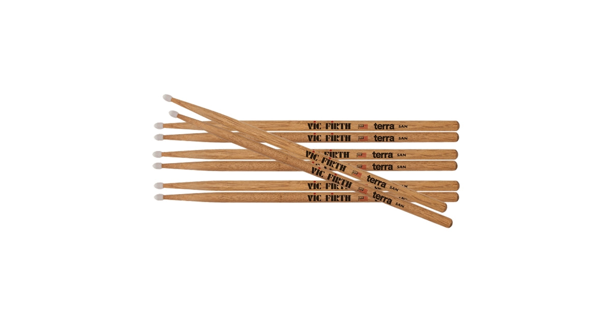 Vic Firth 5ATN - Bacchette American Classic TERRA PACK 3+1