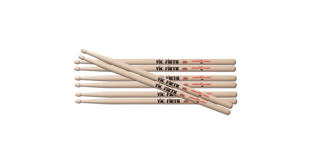 Vic Firth 5B - Bacchette American Classic PACK 3+1
