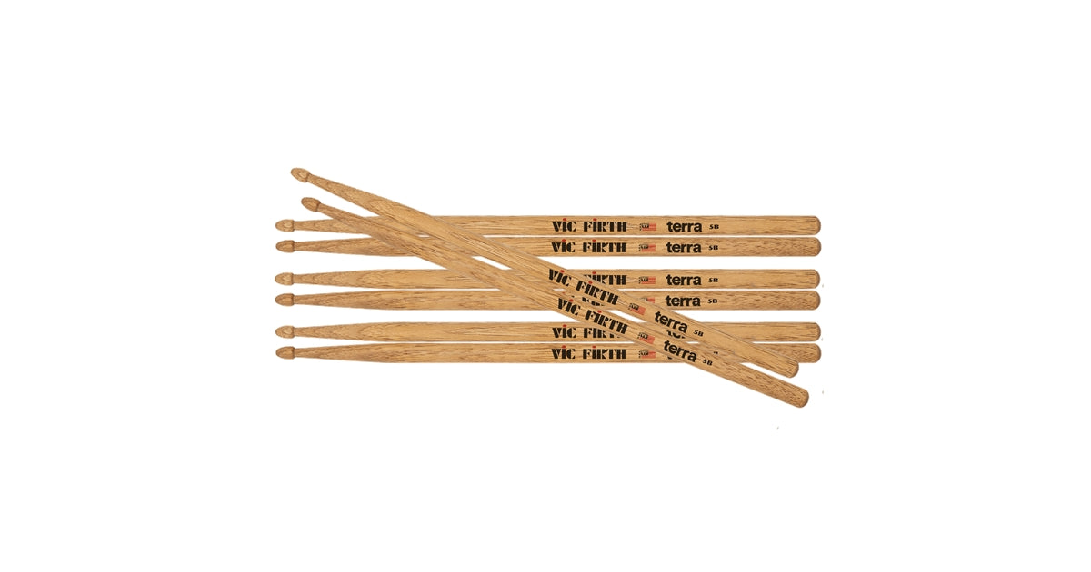 Vic Firth 5BT - Bacchette American Classic TERRA PACK 3+1