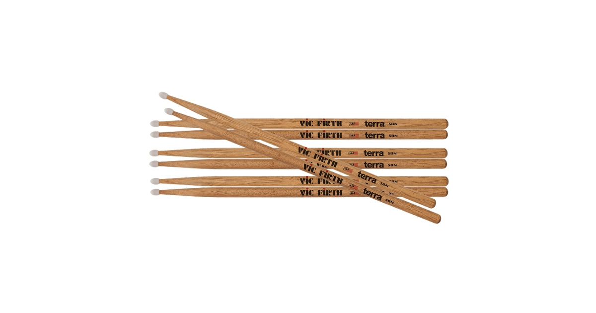 Vic Firth 5BTN - Bacchette American Classic TERRA PACK 3+1