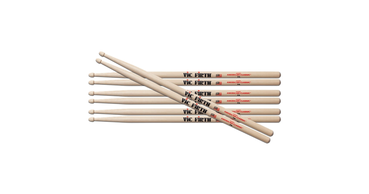 Vic Firth 7A - Bacchette American Classic PACK 3+1