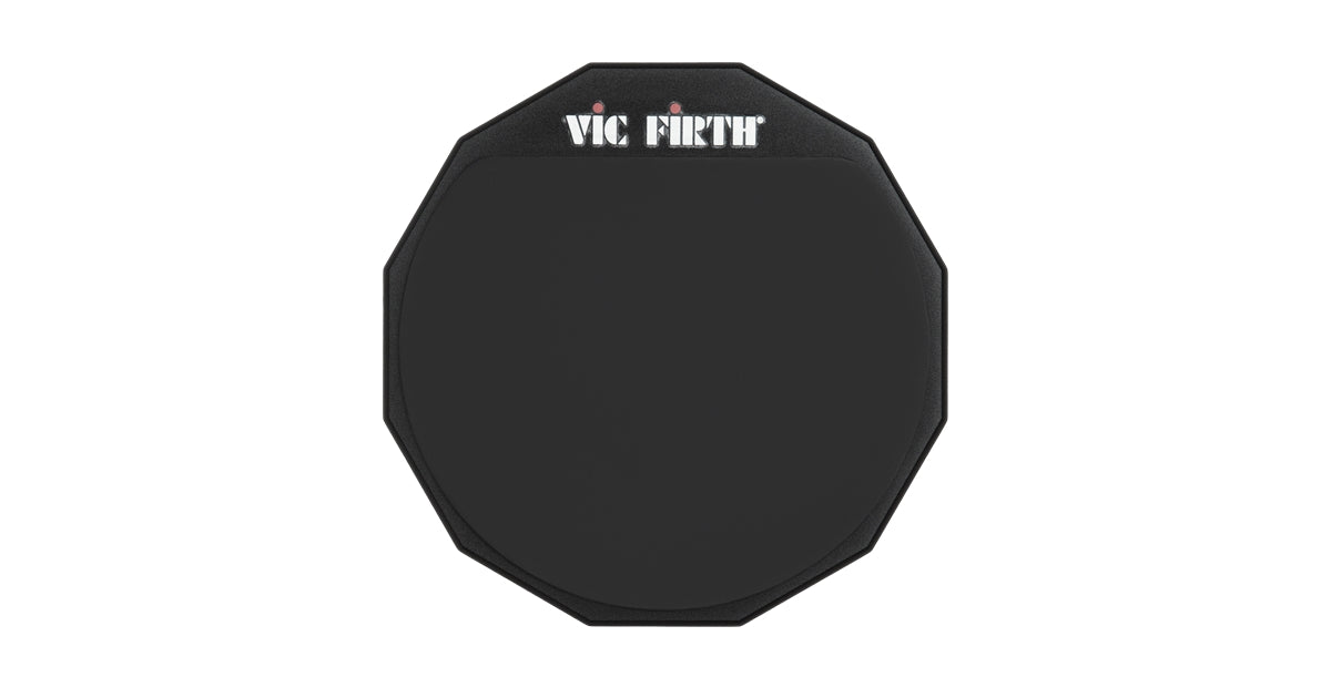 Vic Firth PAD12D - Double Sided Practice Pad 12""