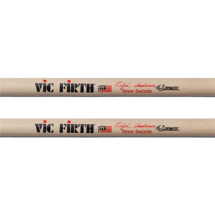 VIC FIRTH SRHTSW - Corpsmaster Multi-Tenor Sticks Ralph Hardimon Swizzle Signature
