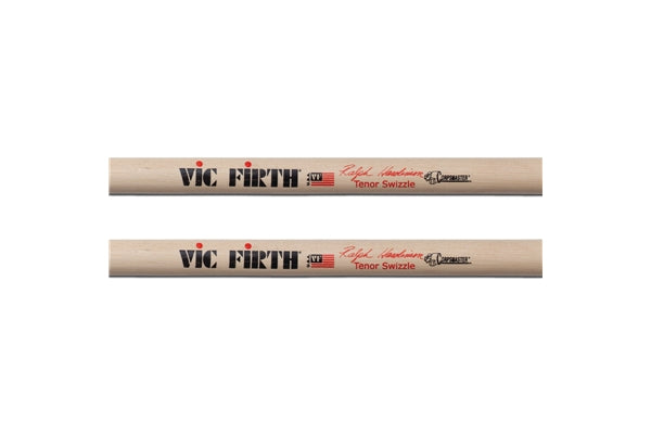 VIC FIRTH SRHTSW - Corpsmaster Multi-Tenor Sticks Ralph Hardimon Swizzle Signature