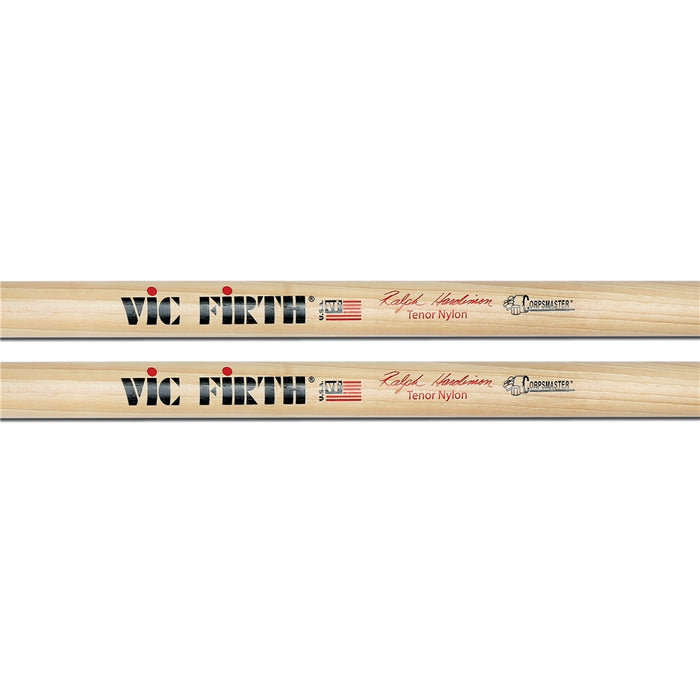 Vic Firth SRHTSN - Corpsmaster Multi-Tenor Sticks Ralph Hardimon Nylon Signature