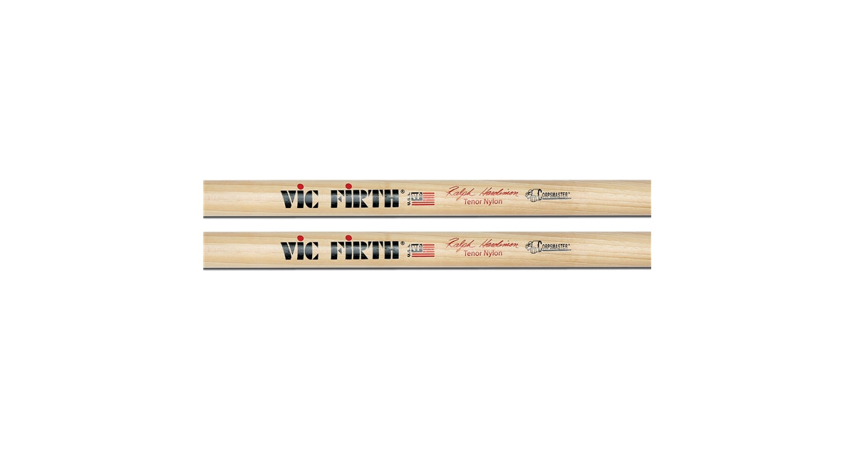 Vic Firth SRHTSN - Corpsmaster Multi-Tenor Sticks Ralph Hardimon Nylon Signature