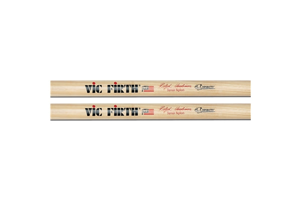 Vic Firth SRHTSN - Corpsmaster Multi-Tenor Sticks Ralph Hardimon Nylon Signature