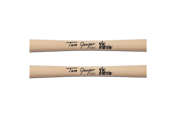 Vic Firth TG21 - Symphonic Collection Bass Drum Mallets Signature Tom Gauger Chamois/Wood