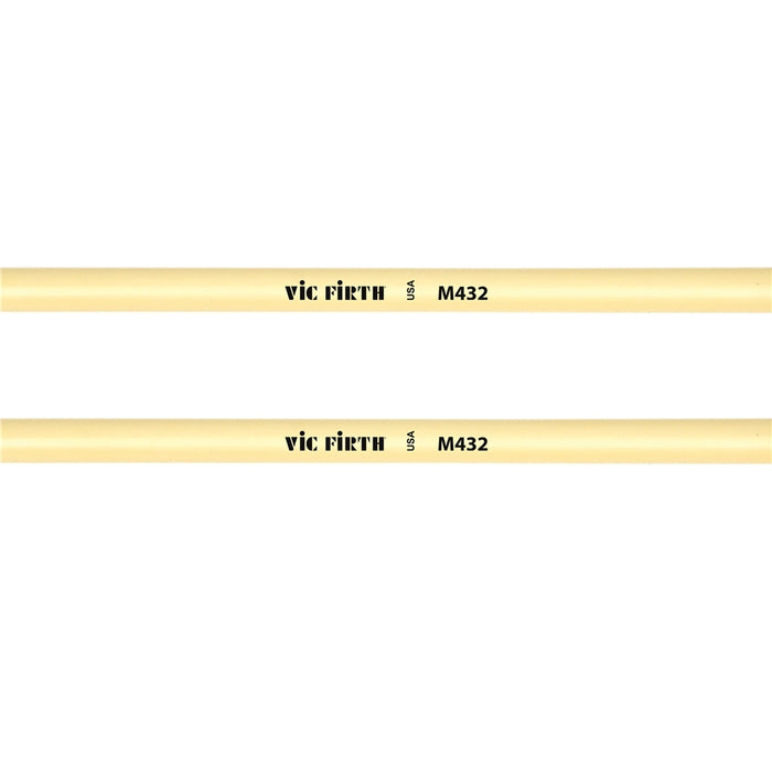 Vic Firth M432 - Articulate Series Mallet - 7/8"" Lexan with Brass Round