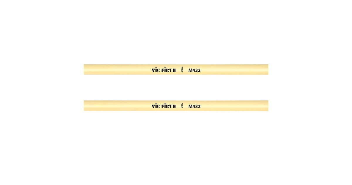 Vic Firth M432 - Articulate Series Mallet - 7/8"" Lexan with Brass Round