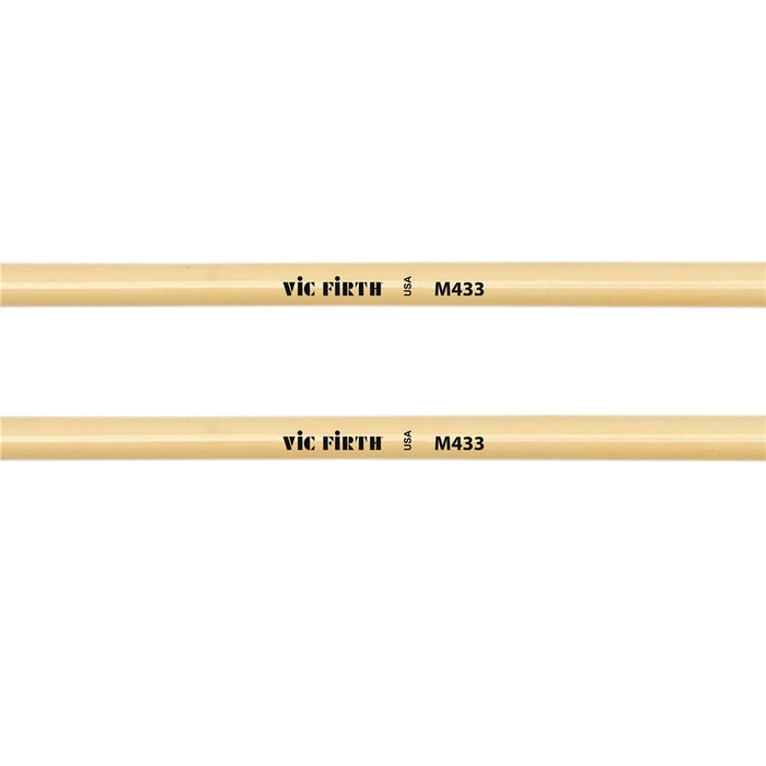 Vic Firth M433 - Articulate Series Mallet - 1"" Lexan with Brass Round