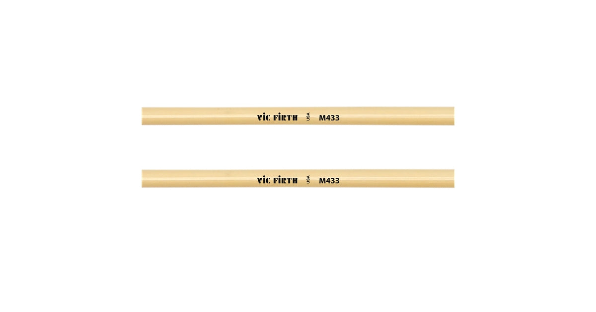 Vic Firth M433 - Articulate Series Mallet - 1"" Lexan with Brass Round