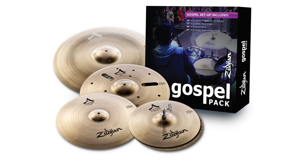 Zildjian AC0801G-A Custom Gospel Cymbal Pack