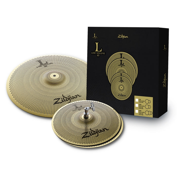 Zildjian LV38-Low Volume L80 Cymbal Pack - 13, 18""