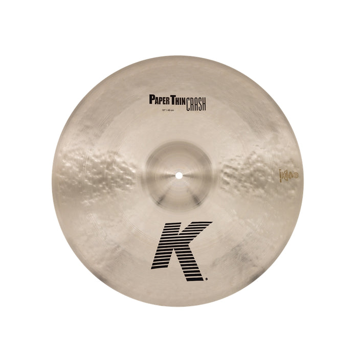 Zildjian K2819-19"" K Paper Thin Crash