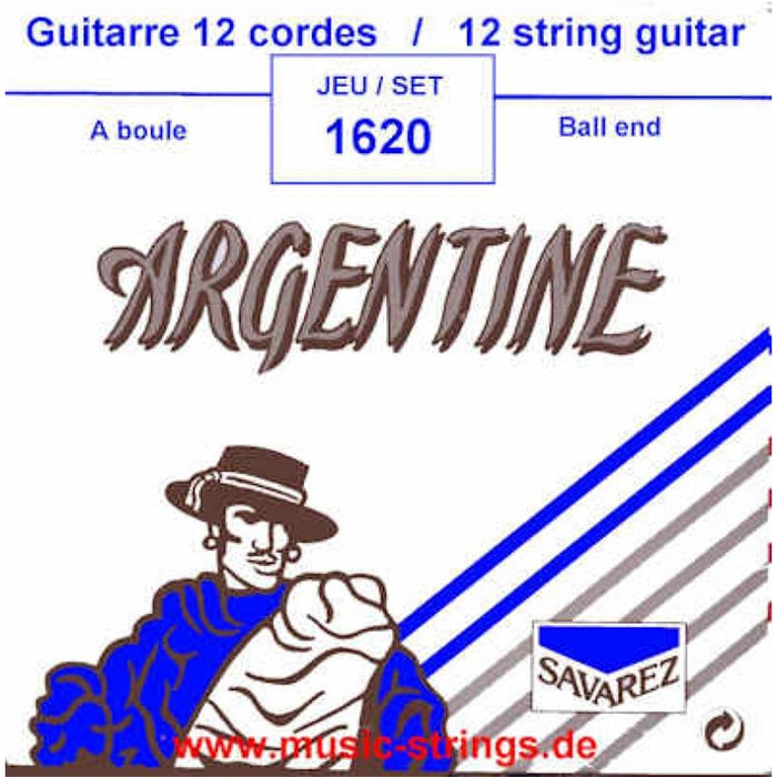 Argentine 1620 Set 12 Corde Ball End Chitarra Gypsy