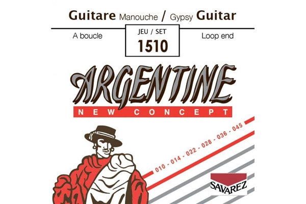 Argentine 1011 Corda sing MI-1 Loop End Liscia in Acciaio Chitarra Gypsy