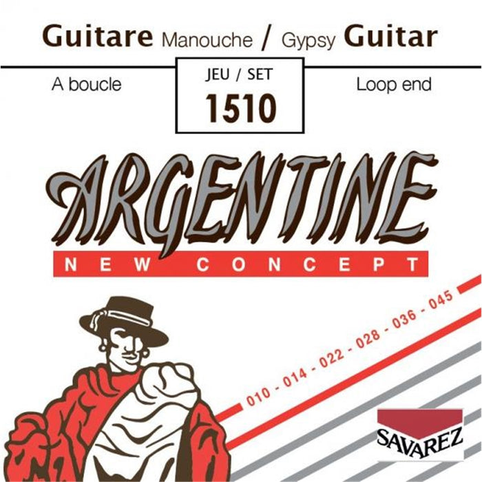 Argentine 1014 Corda singola RE-4 Avvolta in Acciaio Loop End Chitarra Gypsy