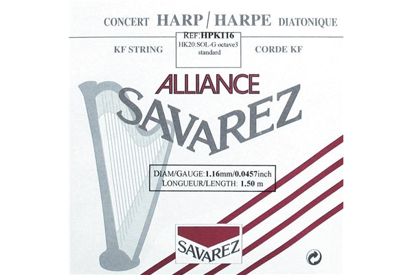 Savarez HPK116 Ottava 3, Nota SOL (1.16 mm)