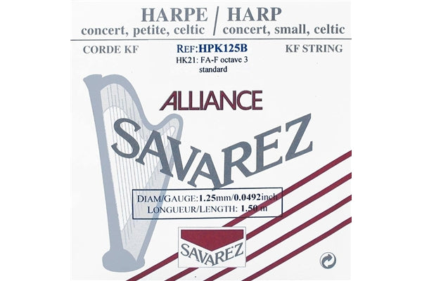 Savarez HPK125B Ottava 3, Nota FA (1.25 mm)