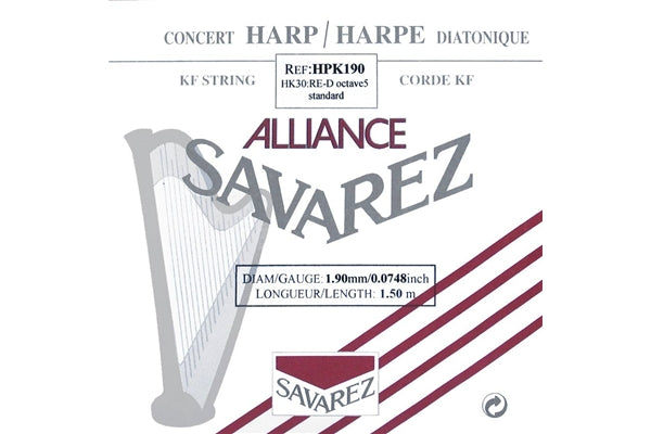 Savarez HPK190 Ottava 5, Nota RE (1.9 mm)