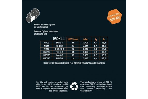 Savarez Hexagonal Explosion - H50XLL Mixed Set 009/046