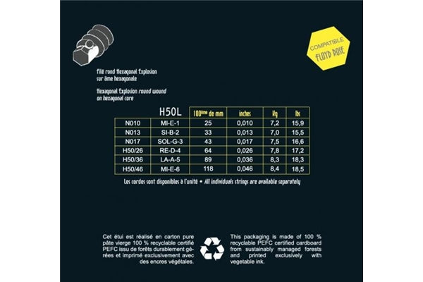 Savarez Hexagonal Explosion - H50L Light Set 010/046