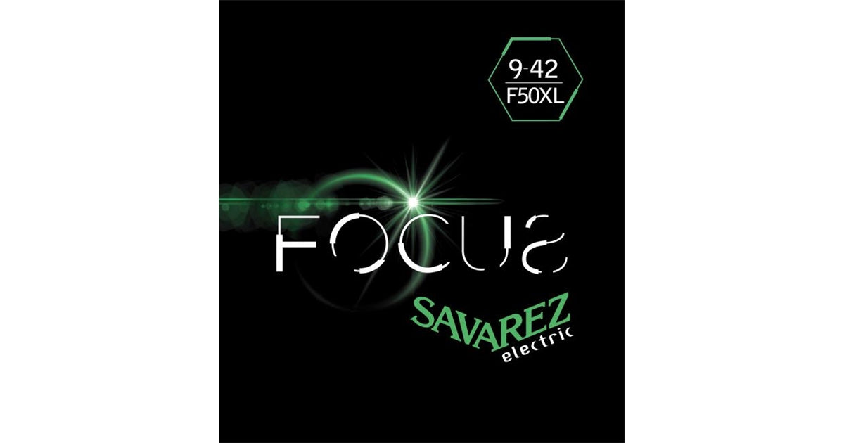 Savarez F50XL Corde Focus per Chitarra Elettrica 9-42, Set/6