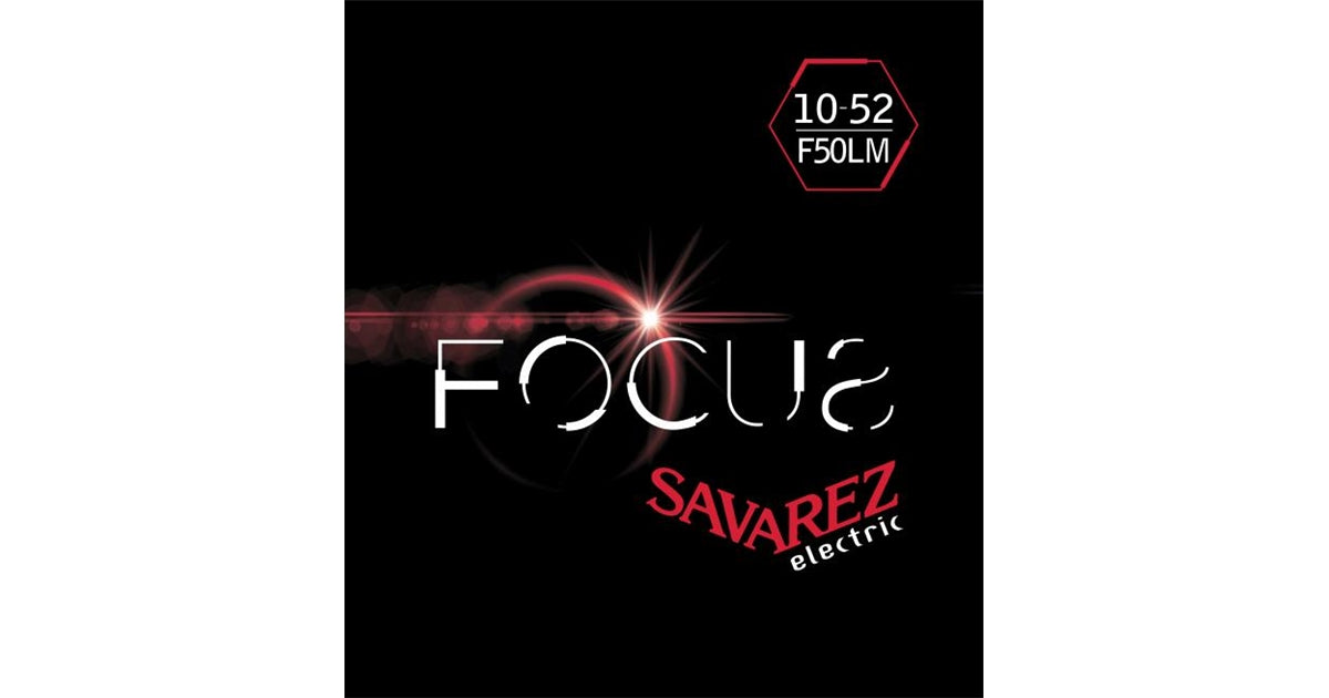 Savarez F50LM Corde Focus per Chitarra Elettrica 10-52, Set/6