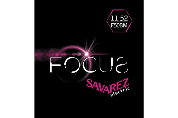 Savarez F50BM Corde Focus per Chitarra Elettrica 11-52, Set/6