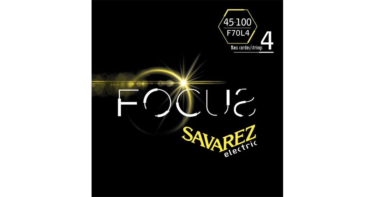 Savarez F70L4 Corde Focus per Basso Elettrico 45-100, Set/4