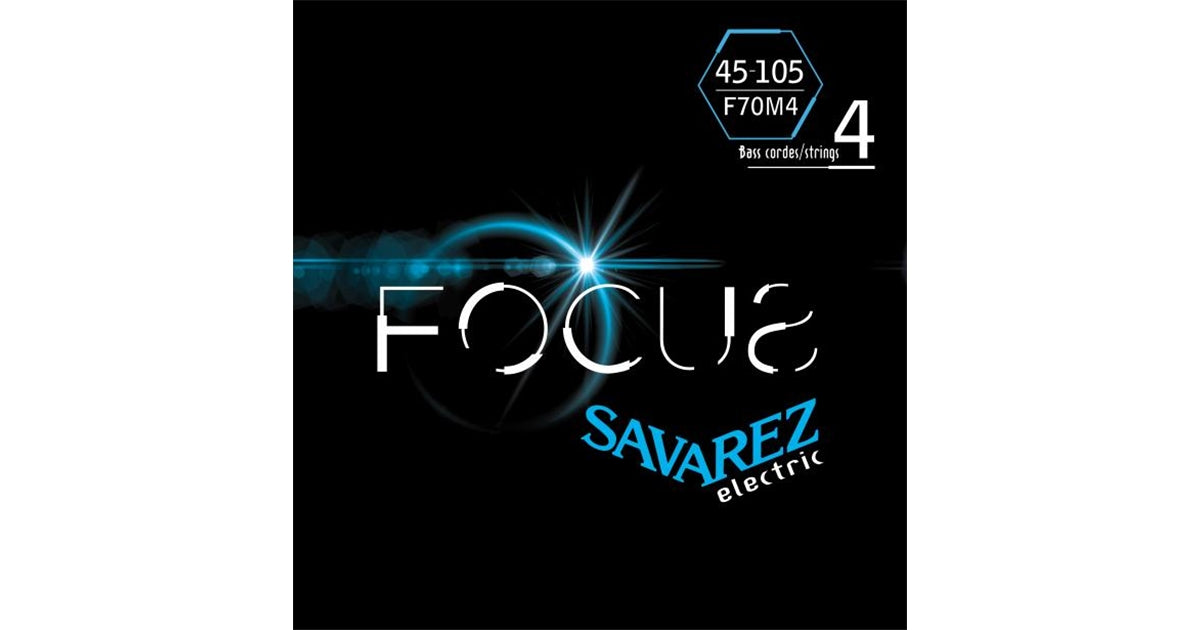 Savarez F70M4 Corde Focus per Basso Elettrico 45-105, Set/4